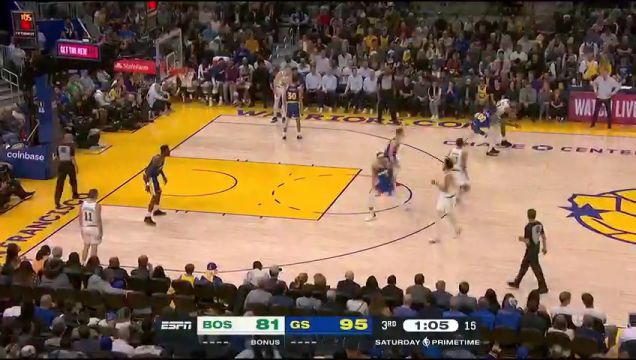 【2022年12月11日】NBA常规赛：凯尔特人vs勇士第3节中文解说回放