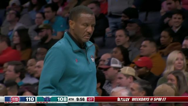 【2022年12月15日】NBA常规赛：活塞vs黄蜂第4节 英文解说回放