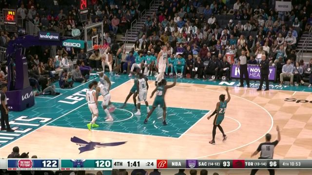 【2022年12月15日 活塞vs黄蜂集锦】一定要相信队友！哈耶斯外线连续发炮皮球终于入网