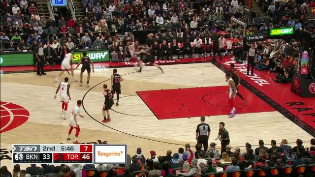 【2022年12月17日】篮网vs猛龙第2节英文原声回放