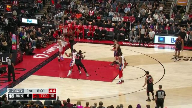 【2022年12月17日 篮网vs猛龙集锦】依靠配合就能拆穿防守了？克拉克斯顿镇守篮下再送残暴大帽