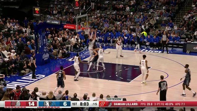 【2022年12月17日 开拓者vs独行侠集锦】靠身体碾压内线 东契奇硬刚防守霸气上篮