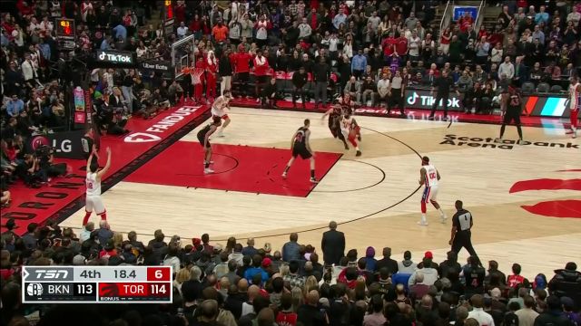 【2022年12月17日 篮网vs猛龙集锦】巴恩斯篮下强攻守住领先 渡边雄太底角三分价值连城