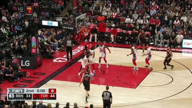 【2022年12月17日 篮网vs猛龙集锦】这表现明显高于乔丹了 范弗利特手起刀落连取5分