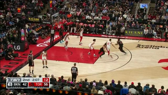 【2022年12月17日 篮网vs猛龙集锦】渡边雄太抢断反击上演人球分过 双手暴扣终结完美无瑕