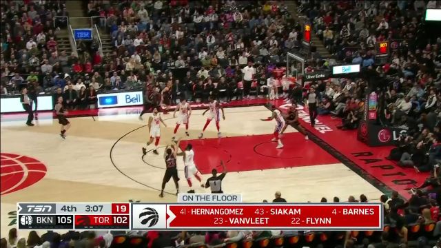 【2022年12月17日 篮网vs猛龙集锦】双方无人敢怠慢！范弗利特西蒙斯杜兰特巴恩斯欧文上演飙分大战