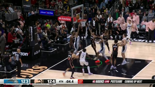 【2022年12月20日 魔术vs老鹰集锦】临危不乱单骑救主 富尔茨光速突破命中关键球反超比分