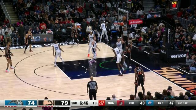 【2022年12月20日 魔术vs老鹰集锦】班凯罗送出空配连线 波尔一柱擎天轻松空接暴扣