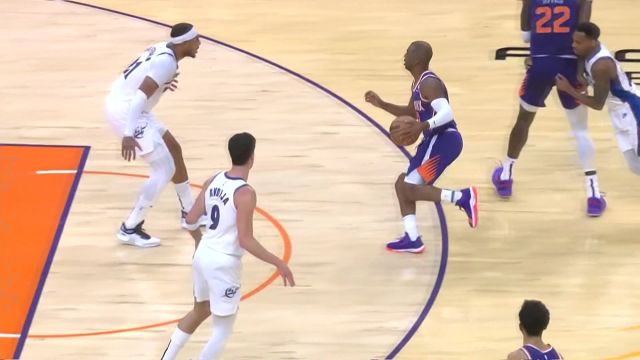 【2022年12月21日 奇才vs太阳集锦】使出拿手好戏 保罗开始发力连续命中两记中投