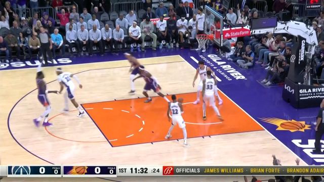 【2022年12月21日 奇才vs太阳集锦】开场先声夺人 布里奇斯三分甩狙出手先拔头筹