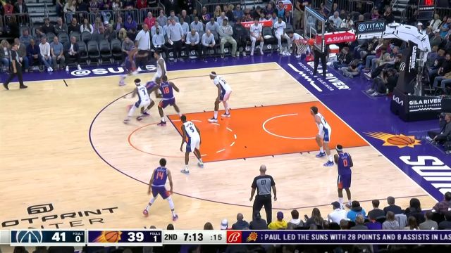 【2022年12月21日 奇才vs太阳集锦】保罗运筹帷幄突破分球 沙梅特接球三分打进反超比分