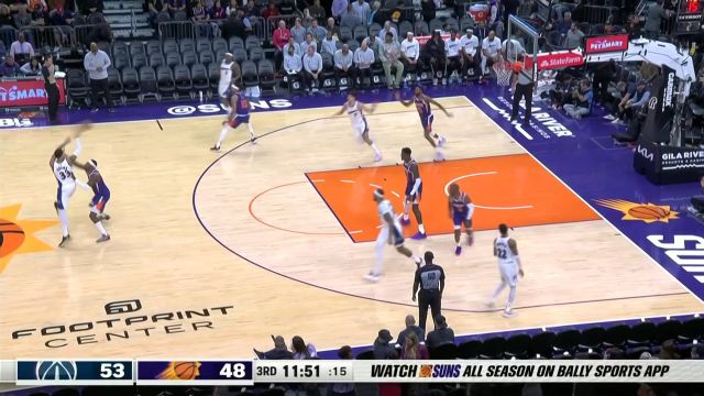 【2022年12月21日 奇才vs太阳集锦】阿弗迪亚穿针引线送妙传 莫里斯空切进场打板轻松命中