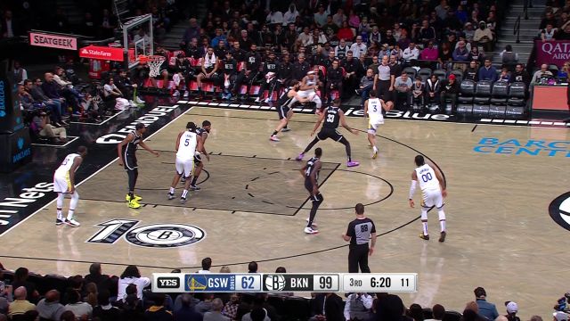 【2022年12月22日 勇士vs篮网集锦】勇士vs篮网精华回放 怀斯曼空砍30分杜兰特23+7+5率队豪取七连胜