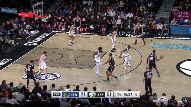 【2022年12月22日】勇士vs篮网中文解说全场回放