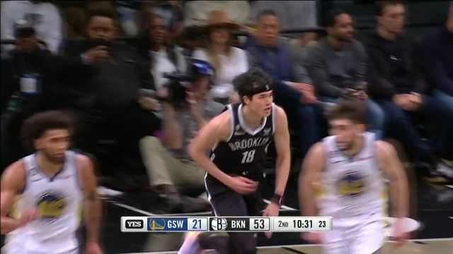 【2022年12月22日 勇士vs篮网集锦】默契百分百 西蒙斯击地助飞渡边空切暴扣