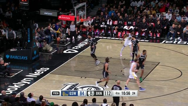 【2022年12月22日】勇士vs篮网第4节英文原声回放