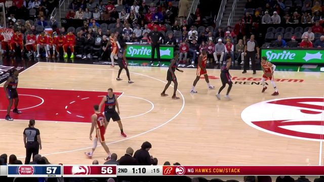 【2022年12月24日 活塞vs老鹰集锦】特雷杨流星脚步戏耍防守 一脚油门完成2+1