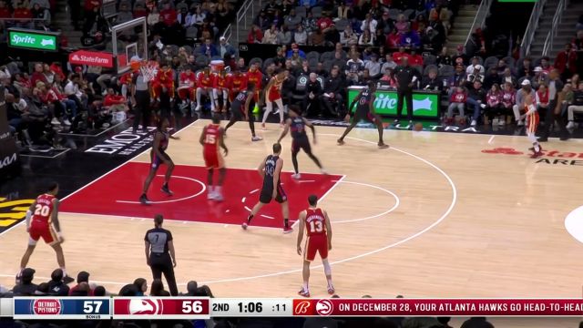 【2022年12月24日 活塞vs老鹰集锦】特雷杨vs活塞集锦 26+13