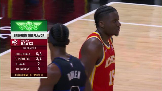 【2022年12月24日】活塞vs老鹰第3节英文原声回放