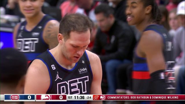 【2022年12月24日】活塞vs老鹰第1节英文原声回放