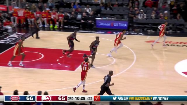 【2022年12月24日 活塞vs老鹰集锦】特雷杨四分卫长传 柯林斯心领神会双手扣篮