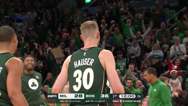 【2022年12月26日 雄鹿vs凯尔特人集锦】雄鹿vs凯尔特人精华回放 塔图姆41+7绿军大胜雄鹿