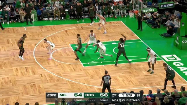 【2022年12月26日 雄鹿vs凯尔特人集锦】斯马特高抛连线 威廉姆斯平地而起双手暴扣