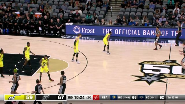 【2022年12月27日】NBA常规赛：爵士vs马刺第3节中文解说回放