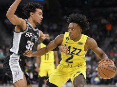 爵士vs马刺全场录像回放-NBA常规赛 2022年12月27日