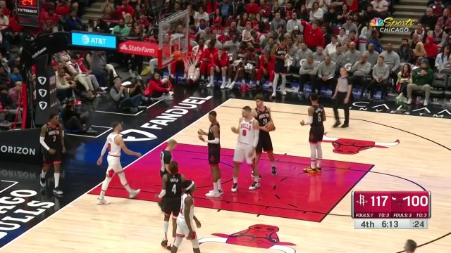 【2022年12月27日 火箭vs公牛集锦】他扒拉我！小波特反复示意拉文反击上篮是进攻犯规