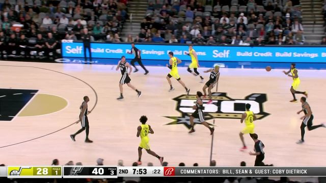 【2022年12月27日 爵士vs马刺集锦】克拉克森vs马刺集锦 全场25+7展现全面身手冲击防线