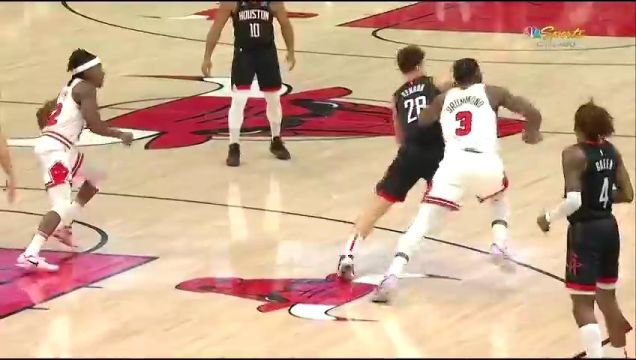 【2022年12月27日】NBA常规赛：火箭vs公牛第2节英文原声回放