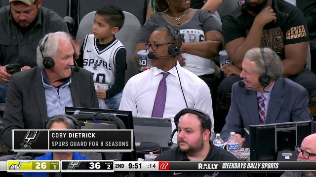 【2022年12月27日】NBA常规赛：爵士vs马刺第2节中文解说回放