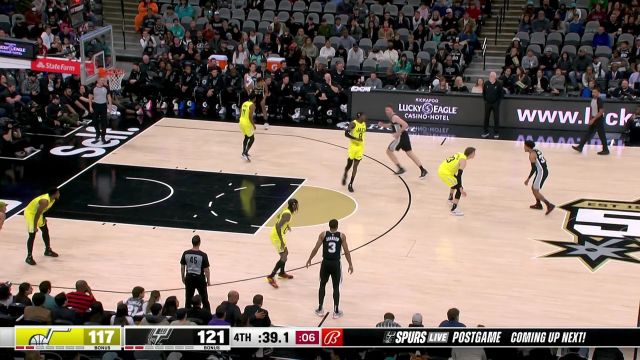 【2022年12月27日 爵士vs马刺集锦】彻底结束悬念 琼斯冲击禁区连砍四分一锤定音