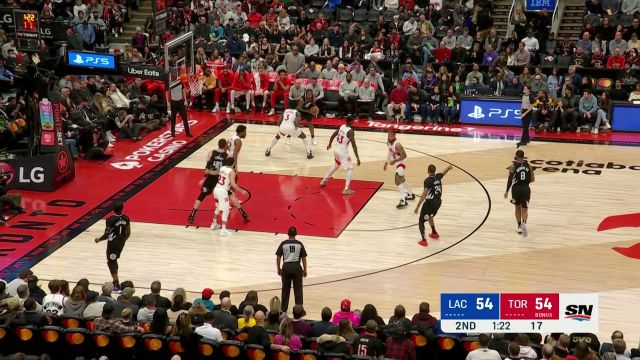 【2022年12月28日 快船vs猛龙集锦】再感受一下当年熟悉的篮筐！鲍维尔一步登天空袭飞扣