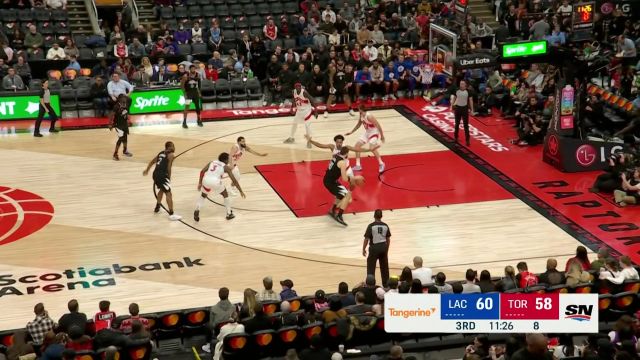 【2022年12月28日 快船vs猛龙集锦】上上对抗！祖巴茨一柱擎天扛飞巴恩斯原地暴扣