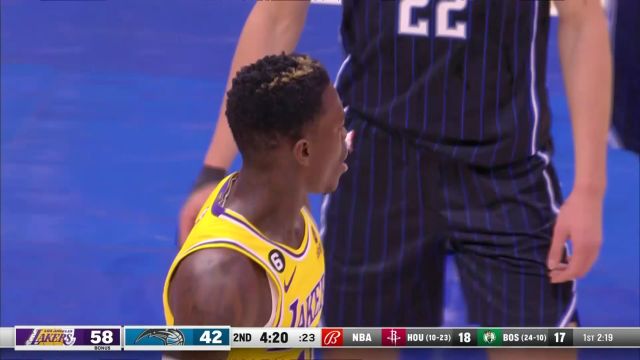 【2022年12月28日】NBA常规赛：湖人vs魔术第2节英文原声回放