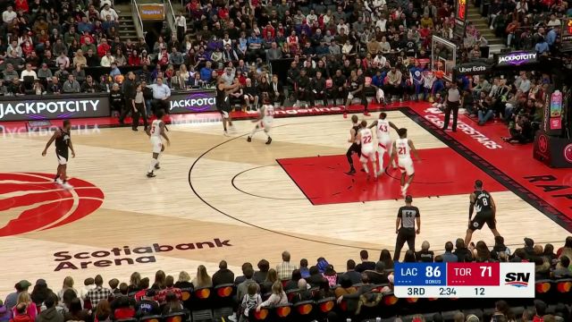 【2022年12月28日 快船vs猛龙集锦】鲍威尔vs猛龙集锦 故地重游 替补登场高效拿下22分