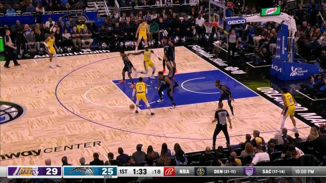 【2022年12月28日】NBA常规赛：湖人vs魔术第1节英文原声回放