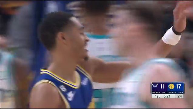 【2022年12月28日】黄蜂vs勇士第1节英文原声回放