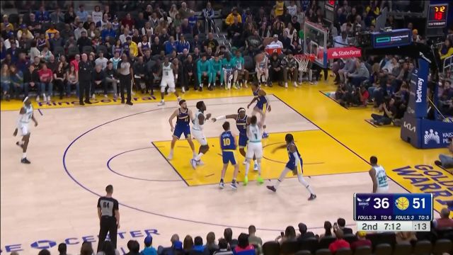 【2022年12月28日 黄蜂vs勇士集锦】在进攻端趋于正常 鲍尔抛投+罗齐尔翻身跳投连取4分