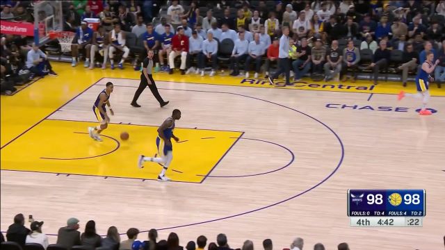 【2022年12月28日 黄蜂vs勇士集锦】鲍尔三分手起刀落扳平比分 普尔打成2+1稳定军心