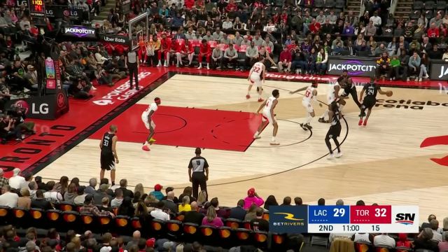 【2022年12月28日 快船vs猛龙集锦】老东家的篮筐还是熟悉！鲍维尔连续高难度突破如履平地