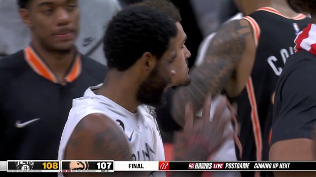 【2022年12月29日 篮网vs老鹰集锦】胜负已成定局！最后10秒欧文穆雷相继错失三分机会