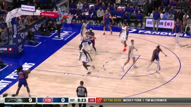 【2022年12月29日 魔术vs活塞集锦】底角抽烟也是把好手 斯图尔特埋伏底角果断开弓