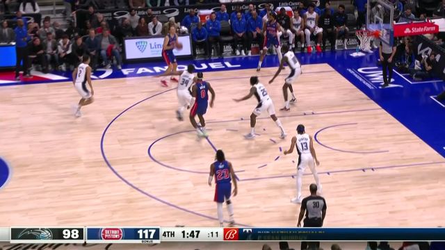 【2022年12月29日 魔术vs活塞集锦】可以提前下班喽！博扬点飞防守神仙2+1收割比赛