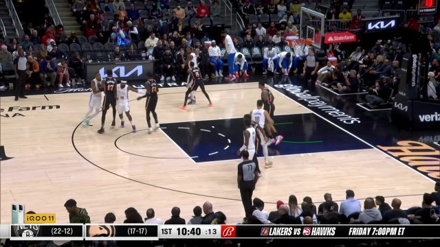 【2022年12月29日 篮网vs老鹰集锦】空配连线美如画！杜兰特头顶高抛喂饼西蒙斯暴扣炸筐