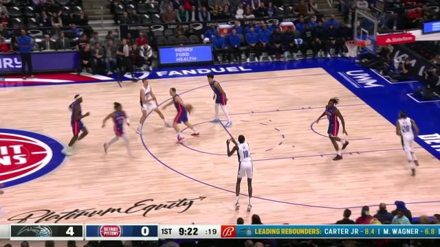 【2022年12月29日 魔术vs活塞集锦】波尔波尔欧洲步直杀篮下 秒过三人如探囊取物