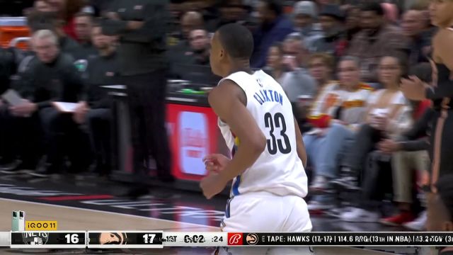 【2022年12月29日 篮网vs老鹰集锦】助攻潇洒写意！杜兰特行进间挥手妙传助飞克拉克斯顿暴扣虐筐