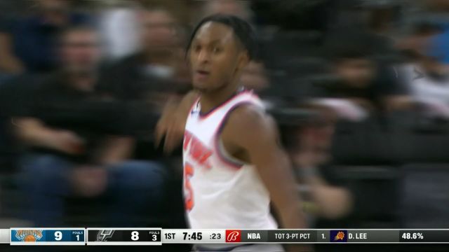 【2022年12月30日 尼克斯vs马刺集锦】索汉飞身上篮偏出 兰福德冲入篮下上演双臂补扣